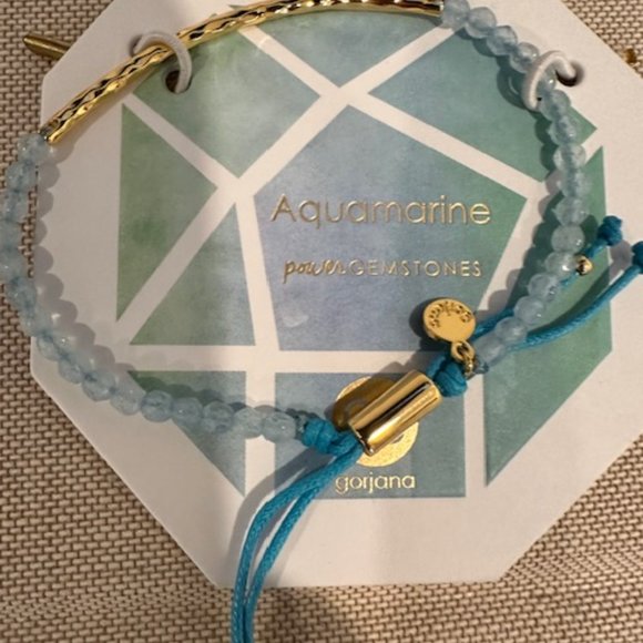 Gorjana Aquamarine bracelet --new with tags - Picture 2 of 4